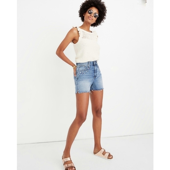 Madewell |‎ Embroidery Summer shorts, size 28 - Picture 4 of 16
